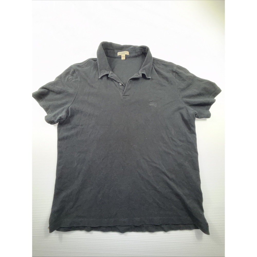 Burberry XL TG Cotton Polo Black